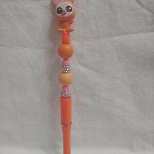 Disney Doorable- Halloween Piglet - Handmade Beaded Pen Winnie the Pooh